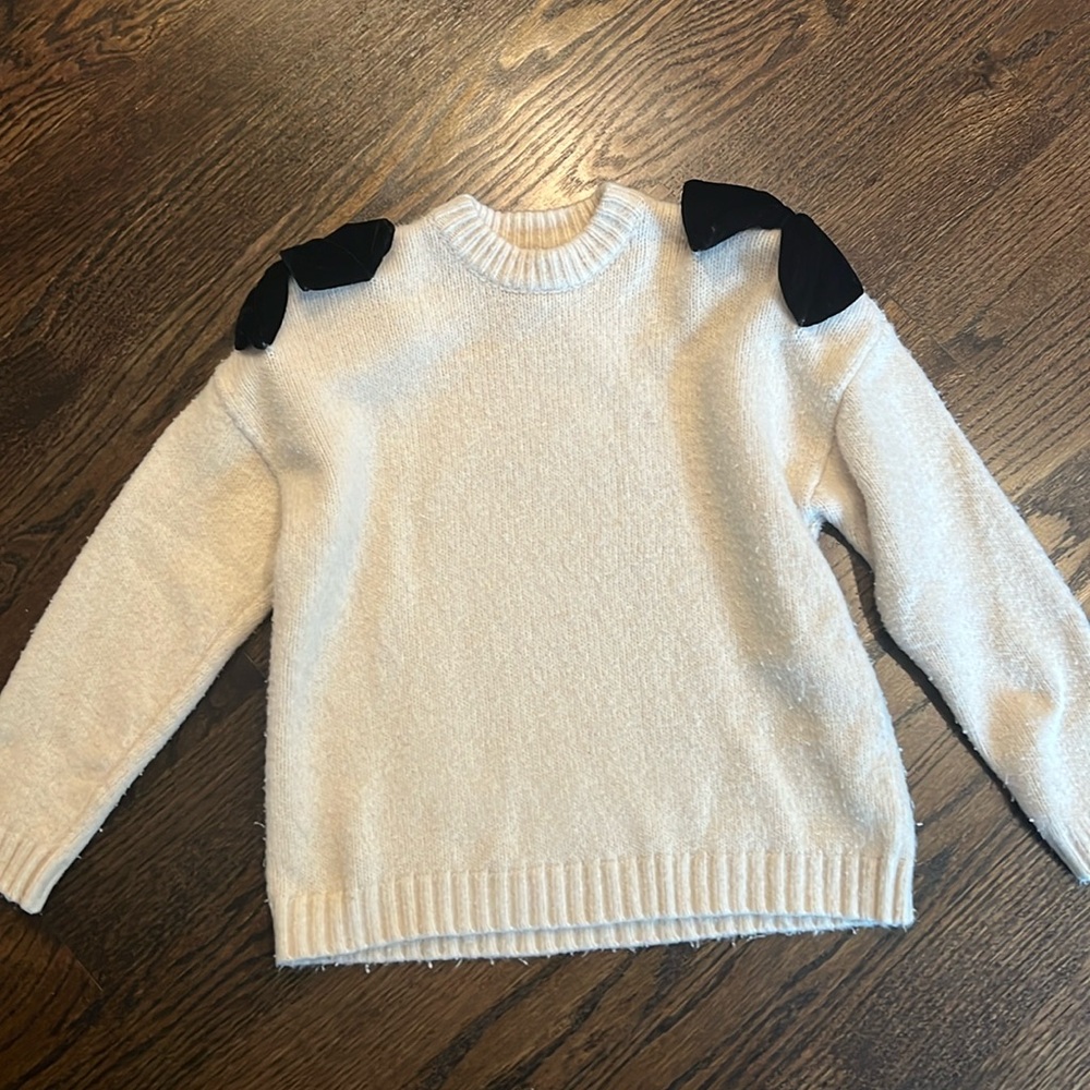 Zara Sweater with Velvet Bows